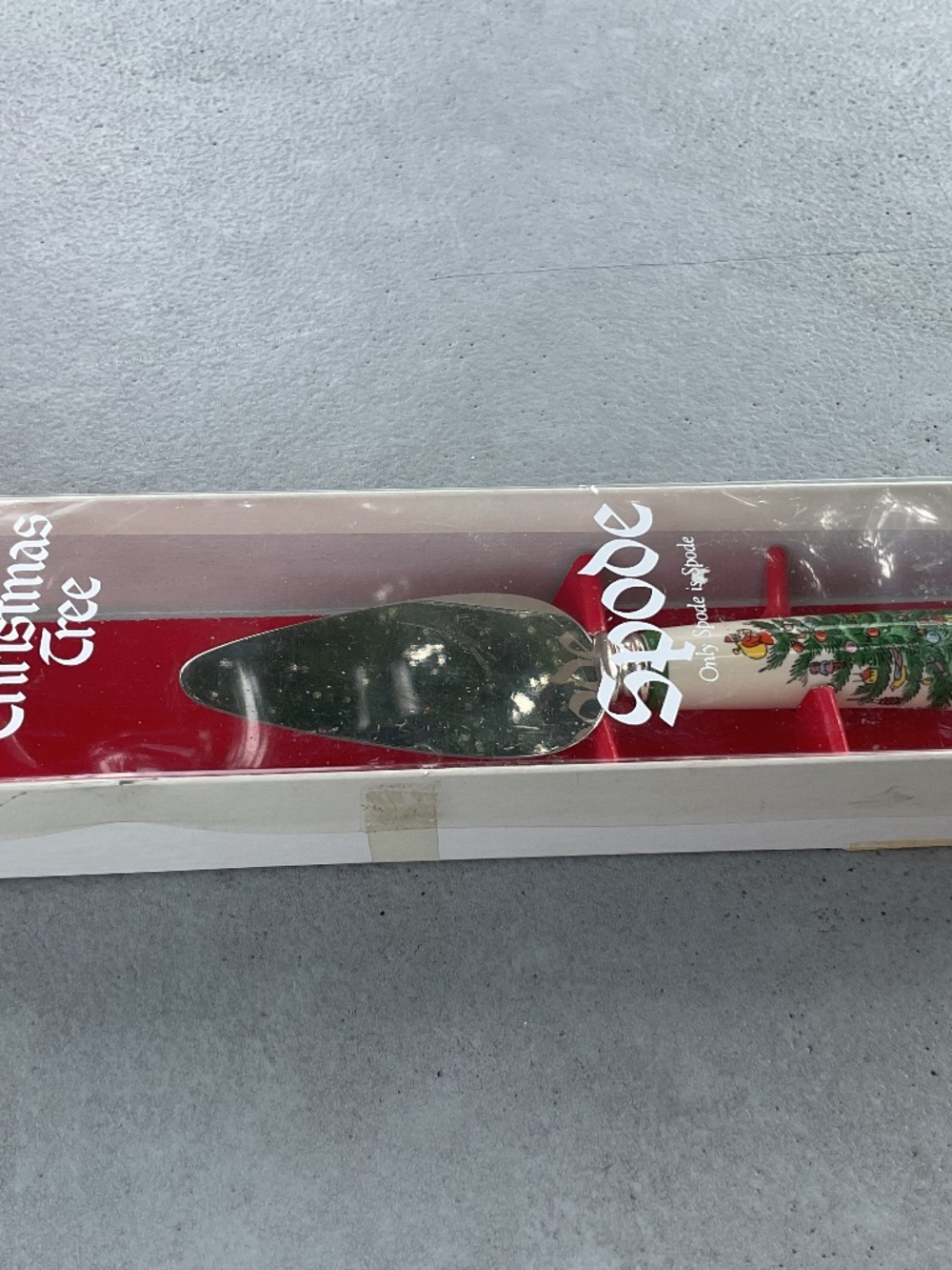 Spode Cheese Spread Vintage Christmas Tree Original Box